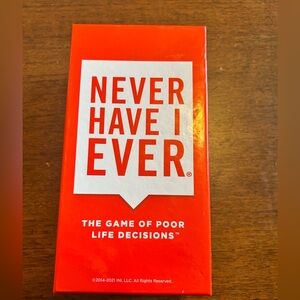 Never Have I Ever Party Game